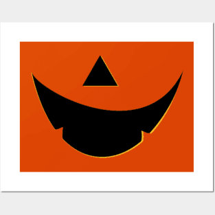 Halloween Mask smiling Posters and Art